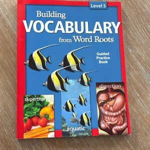 Building Vocabulary from Word Roots Level 5 - Blue and Red Guided Practice Book